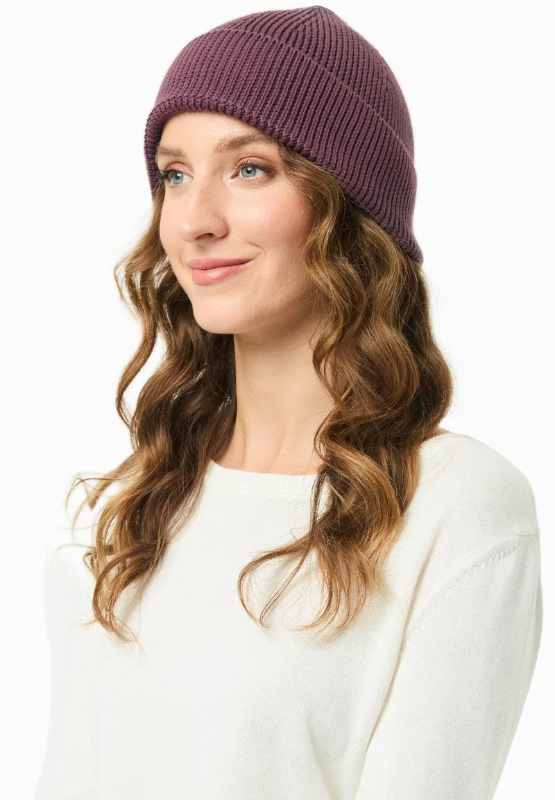 Unisex Strick-Beanie aus Bio-Baumwolle