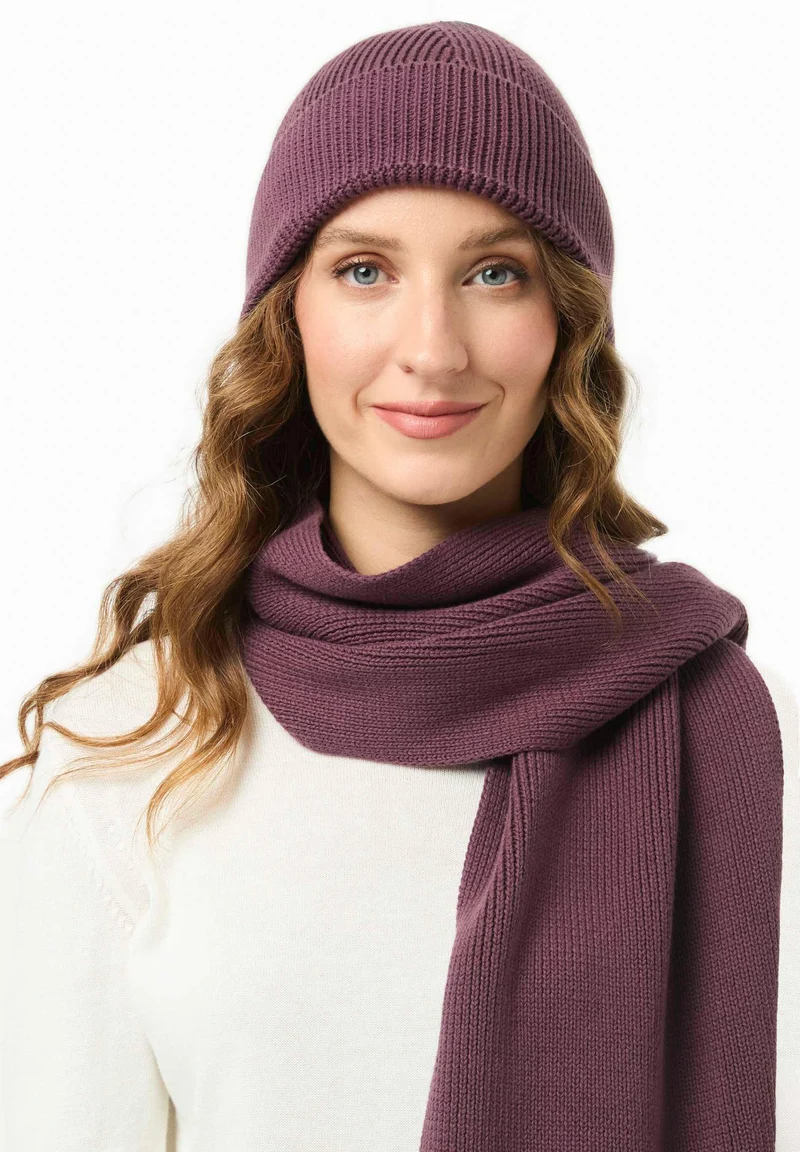 Unisex Strick-Beanie aus Bio-Baumwolle