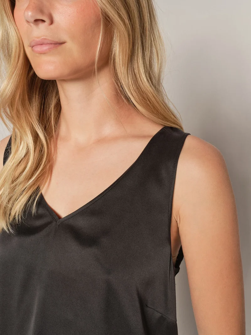 Camisole en soie avec col V Astrid