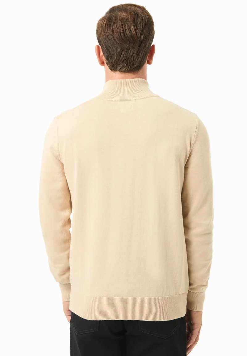 Troyer-Pullover aus Bio-Baumwolle