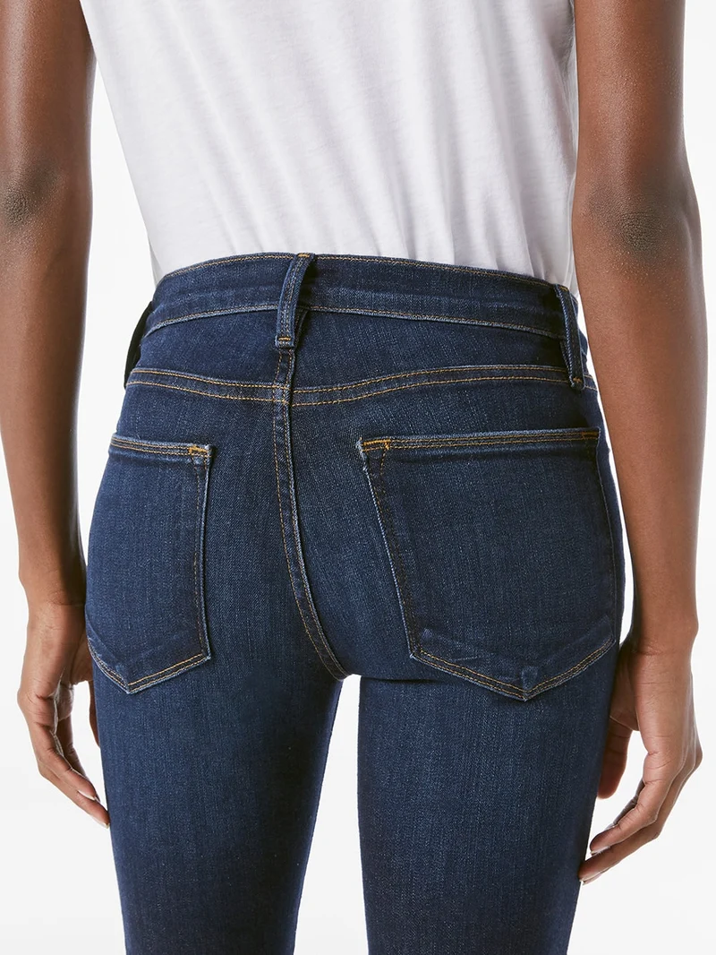 Jeans long bleu foncé Frame - High flare - Sutherland