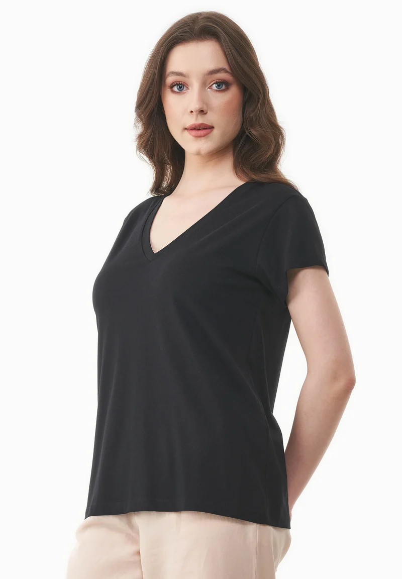 T-Shirt aus TENCEL™ Modal und Bio-Baumwolle