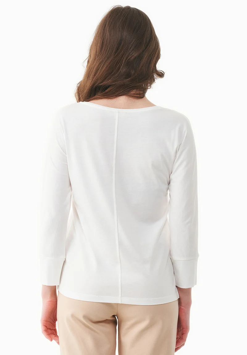 3/4-Arm-Shirt aus TENCEL™ Modal und Bio-Baumwolle