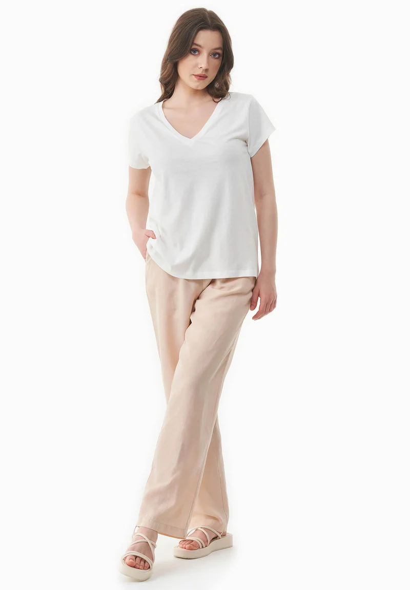 T-Shirt aus TENCEL™ Modal und Bio-Baumwolle