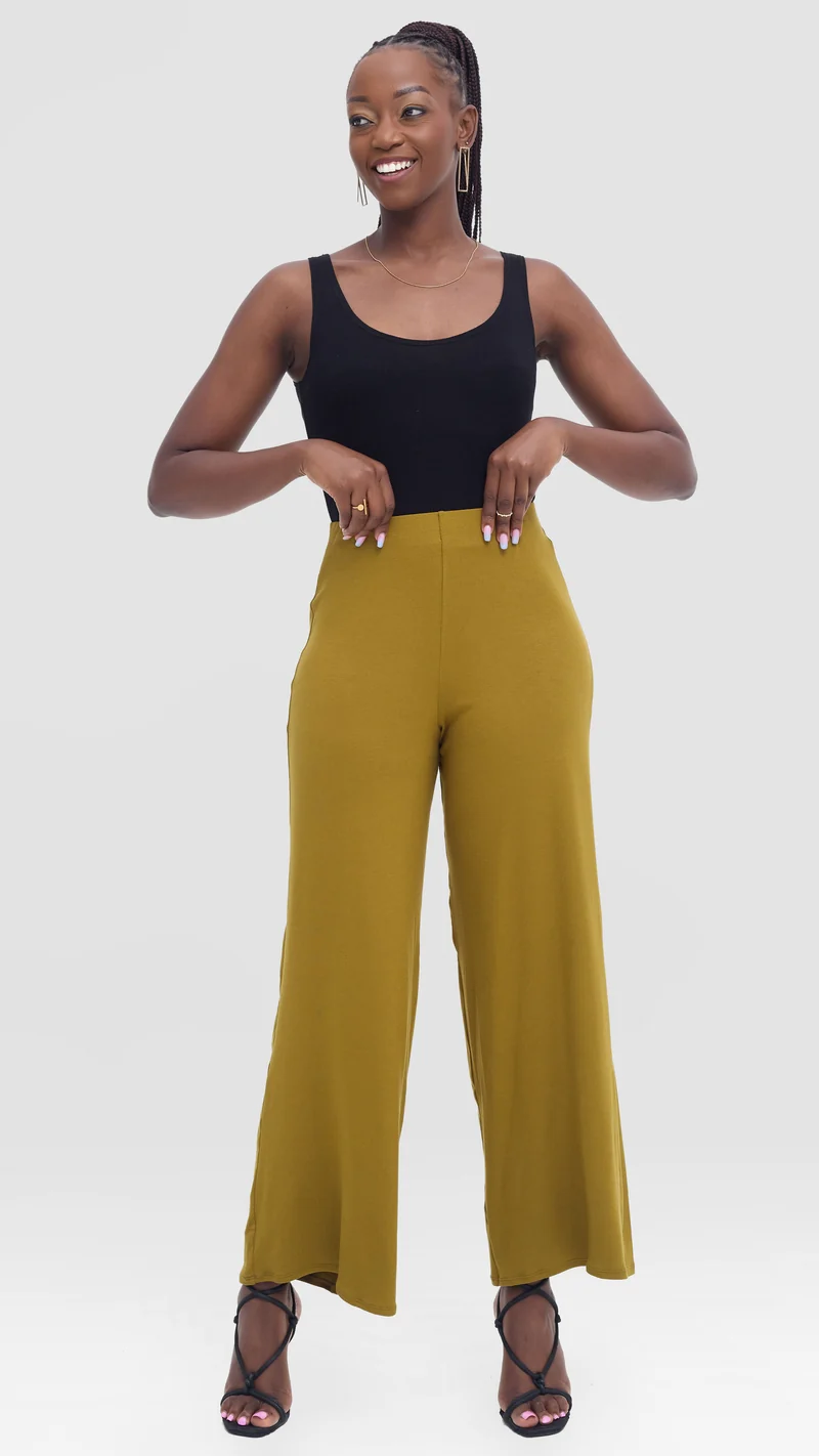 Vivo Chela Pants in Jersey - Olive