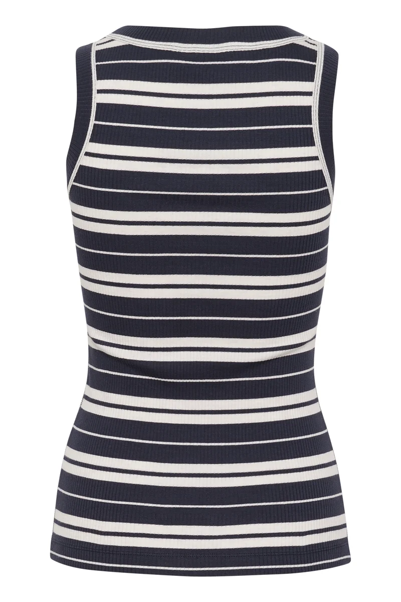 Camisole rayée en coton Dagna