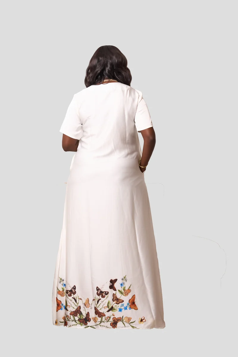 Kakiba Collections Rehema Maxi Dress - White