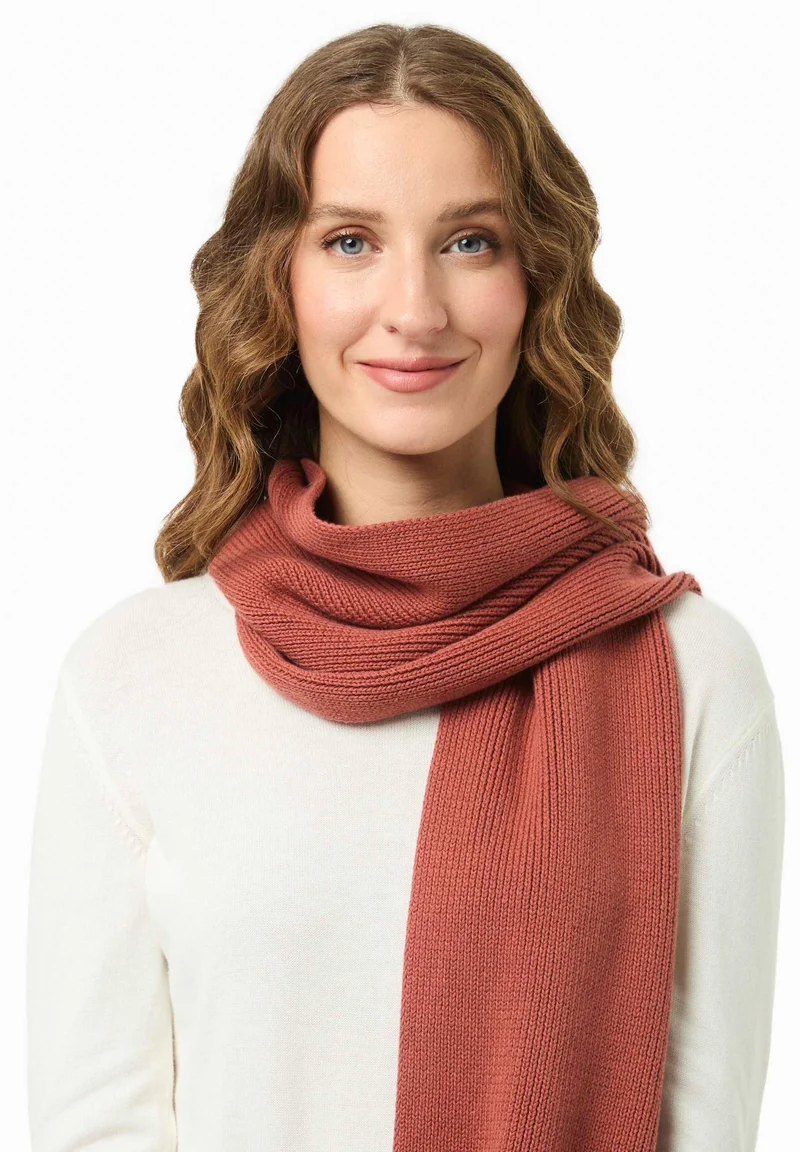Unisex Strickschal aus Bio-Baumwolle