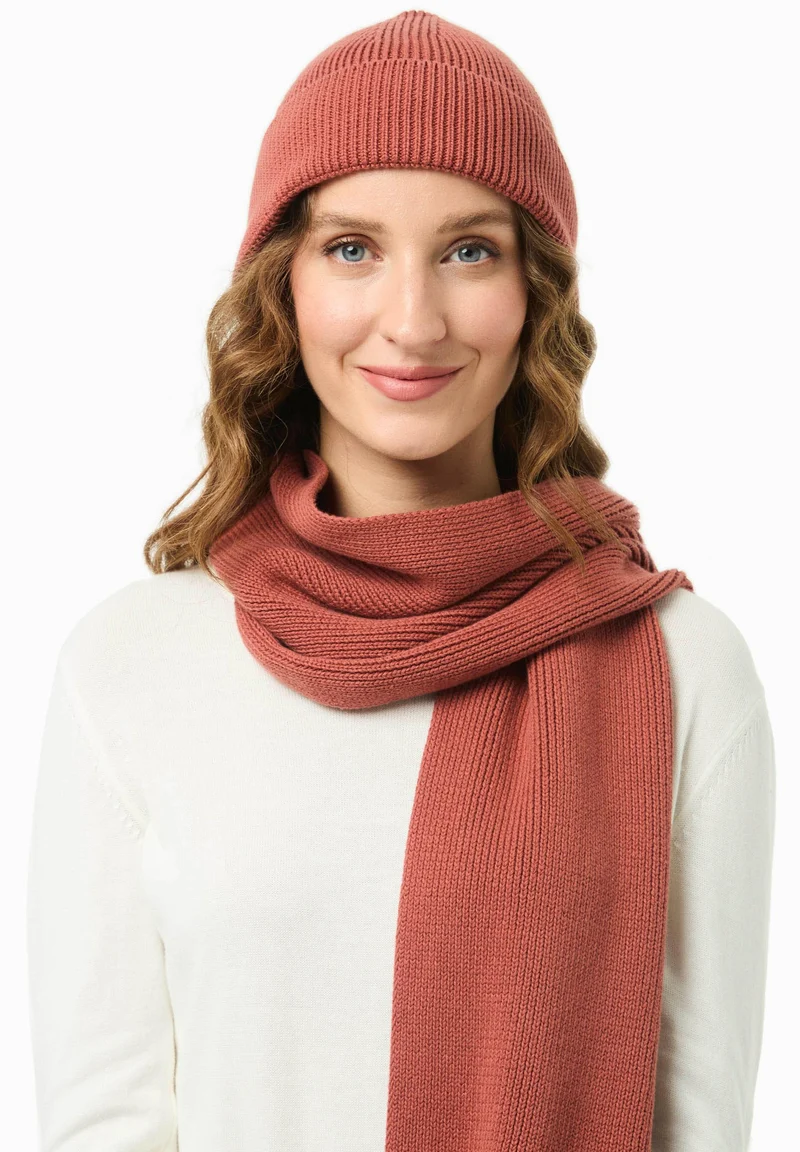 Unisex Strickschal aus Bio-Baumwolle
