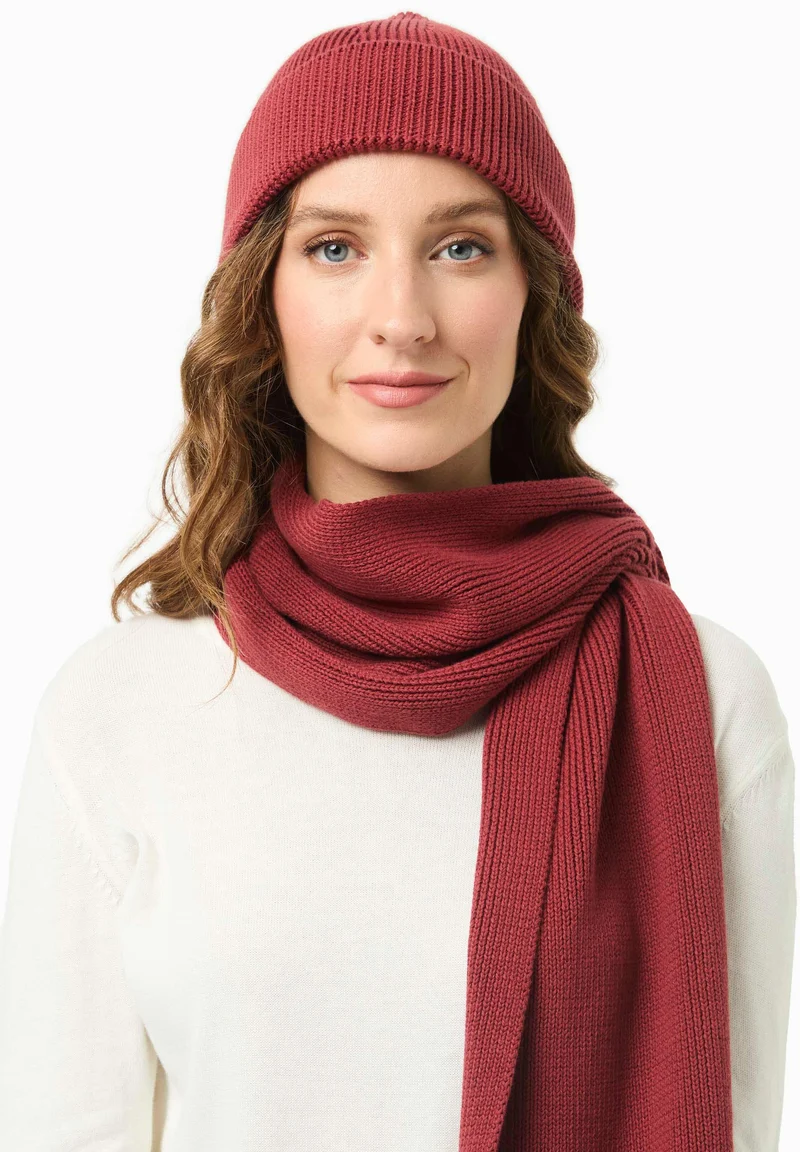 Unisex Strickschal aus Bio-Baumwolle