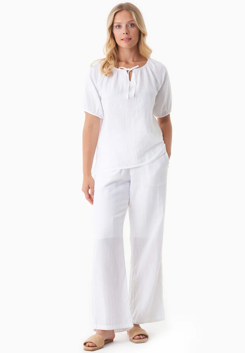 Musselin Bluse aus Bio-Baumwolle