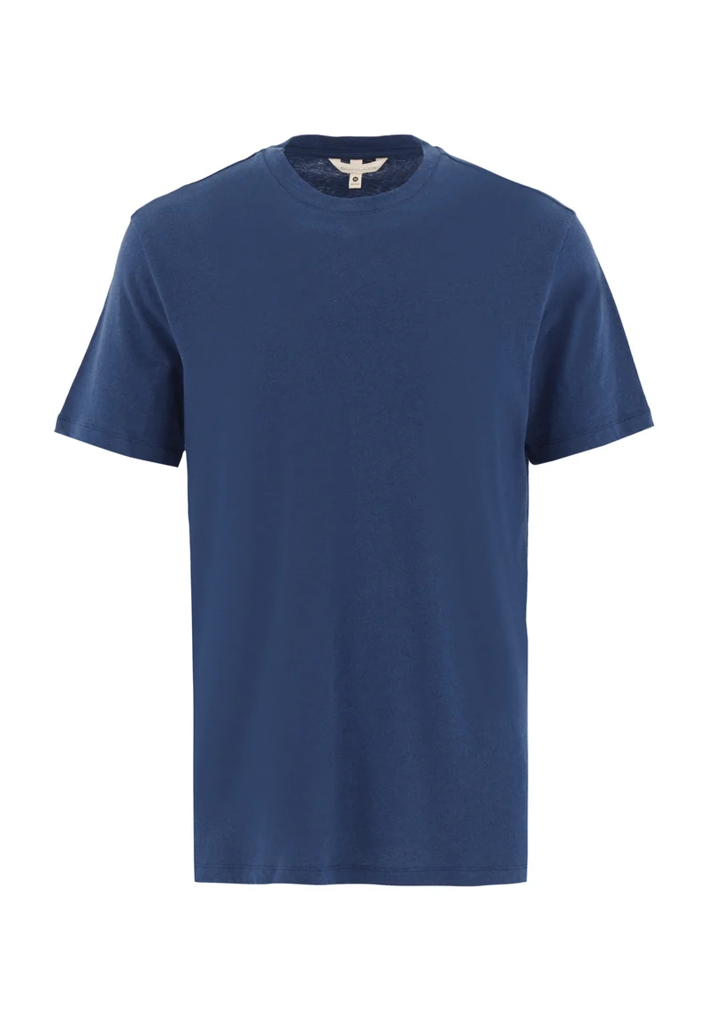 T-Shirt aus Bio-Baumwolle und Leinen