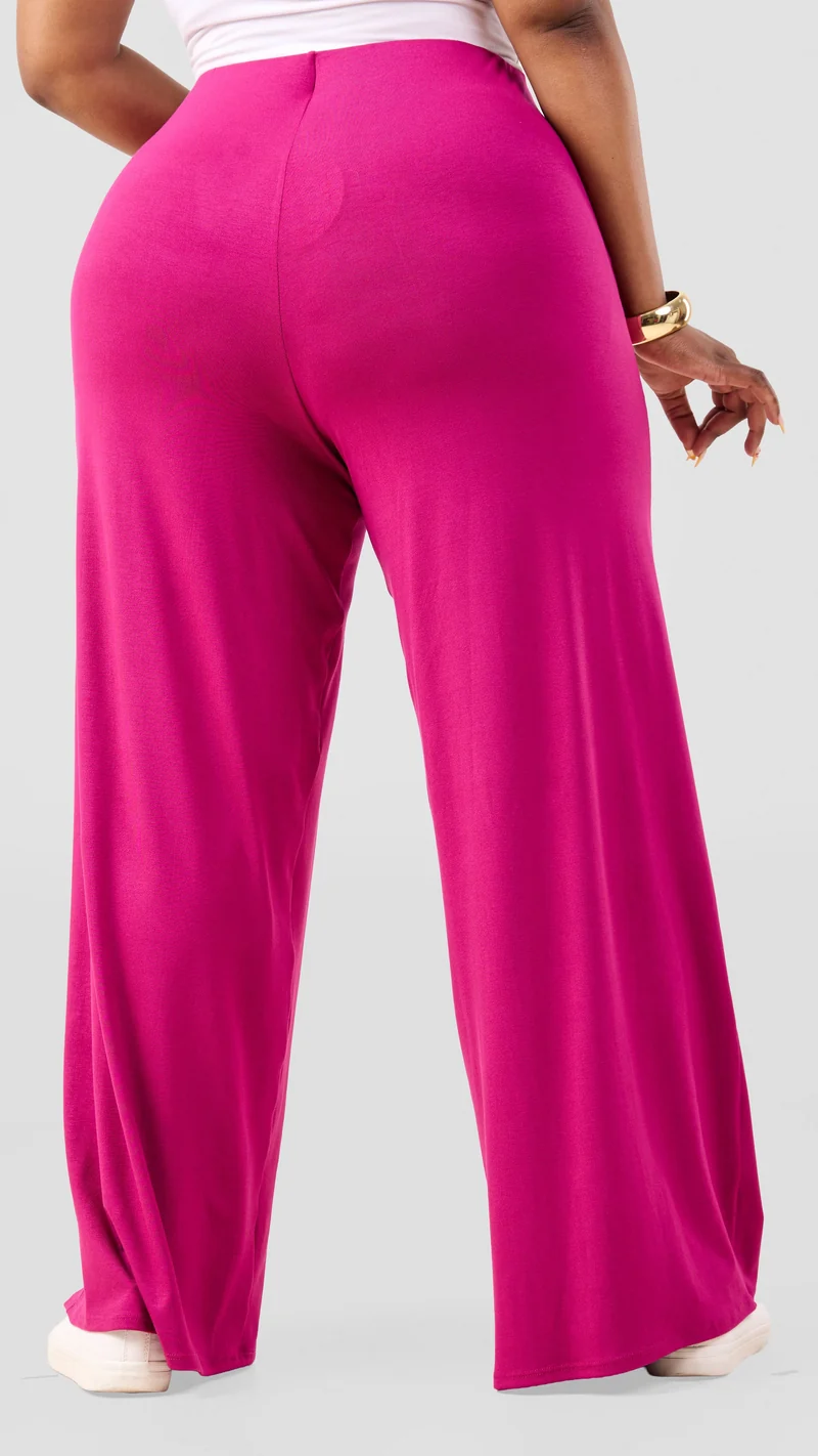 Vivo Chela Pants in Jersey - Fuschia