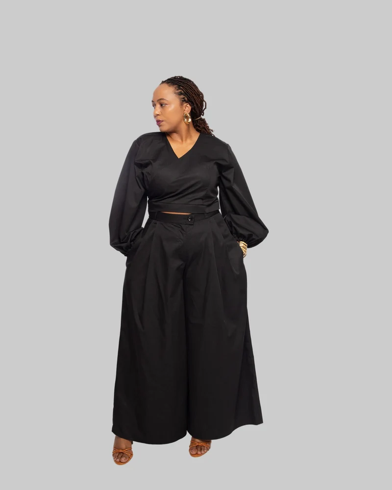 Mnubistyle Amari Pant Set - Black