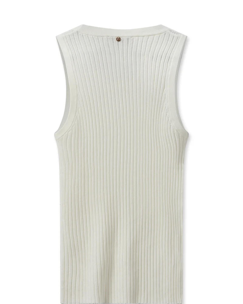 Camisole côtelée en tricot Relena