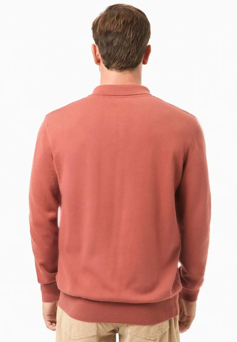Polokragen-Pullover aus Bio-Baumwolle
