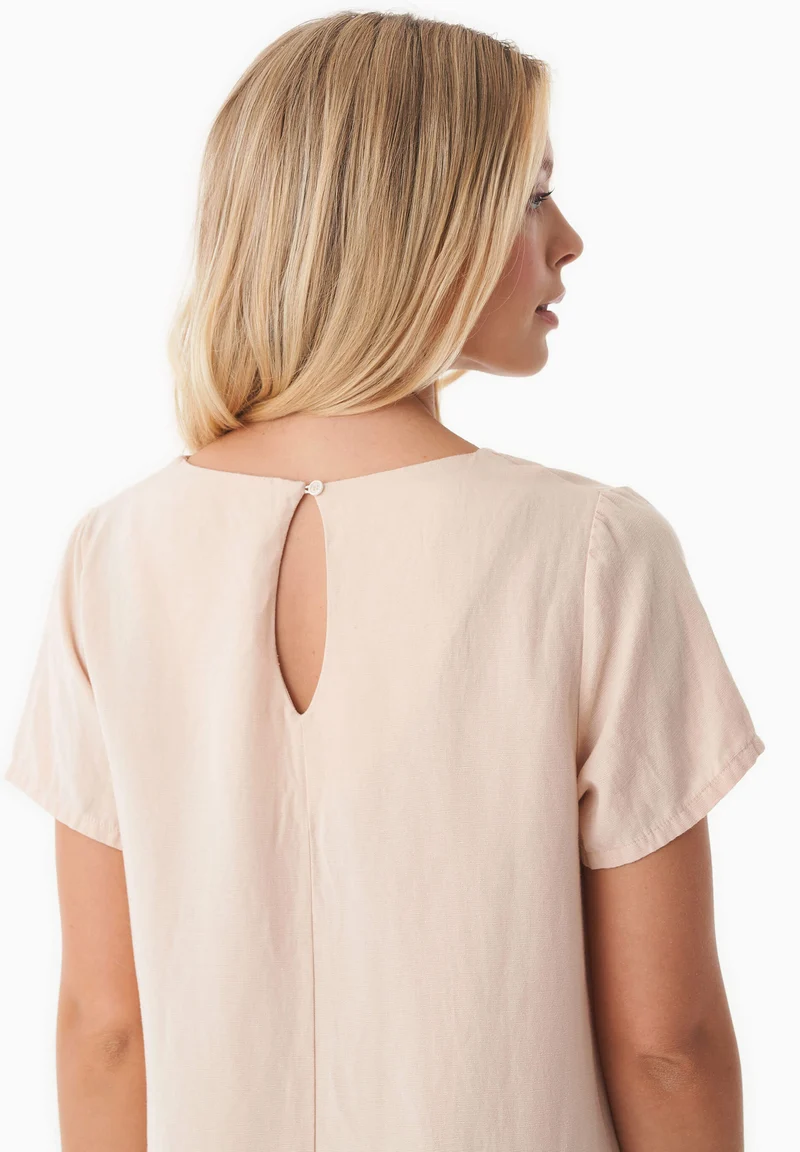 Kleid aus TENCEL™ Lyocell und Leinen