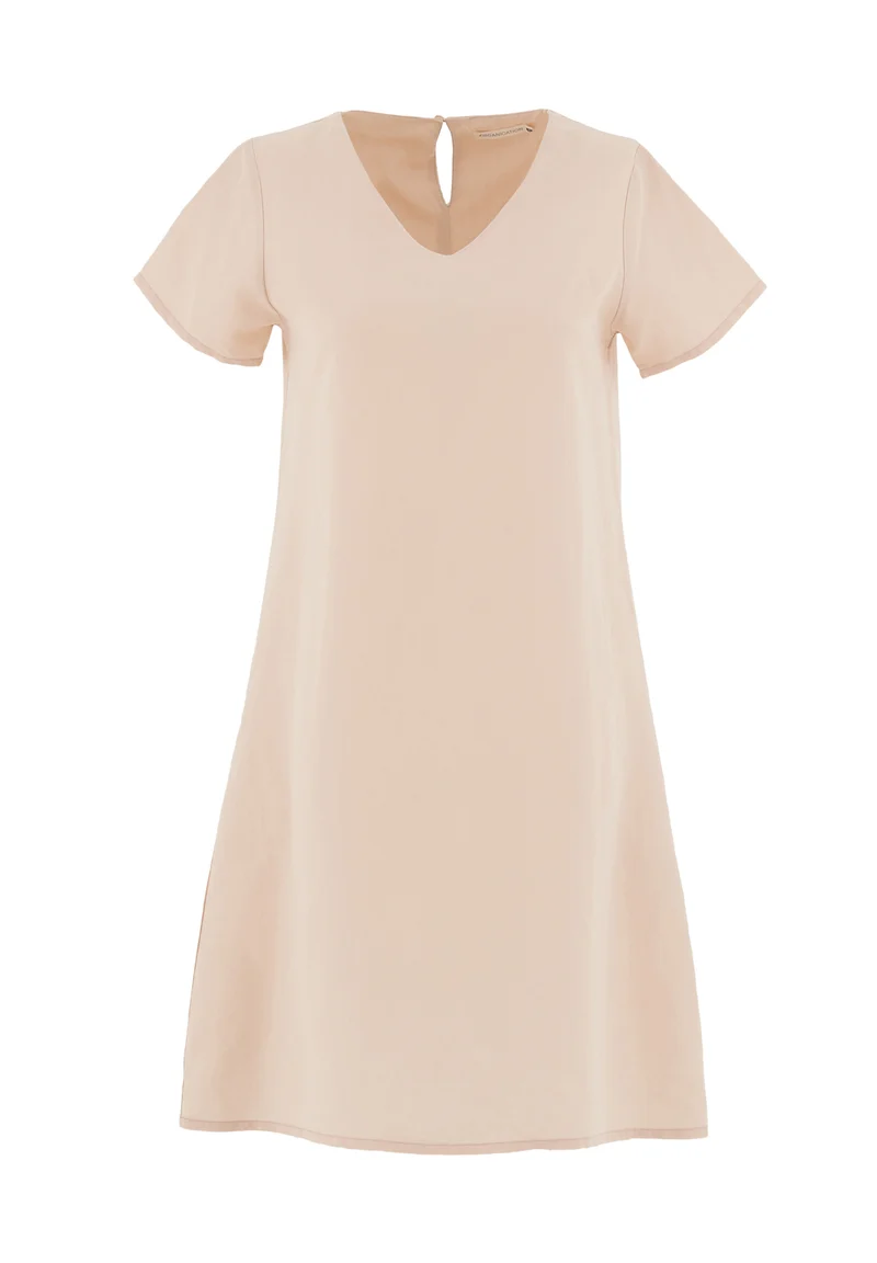 Kleid aus TENCEL™ Lyocell und Leinen