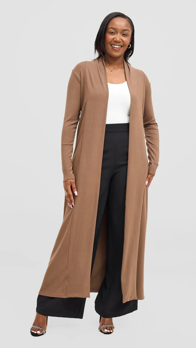 Vivo Basic Extra Long Lily Waterfall - Dark Taupe