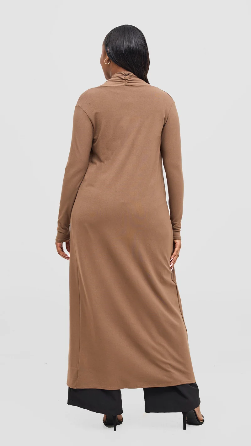 Vivo Basic Extra Long Lily Waterfall - Dark Taupe
