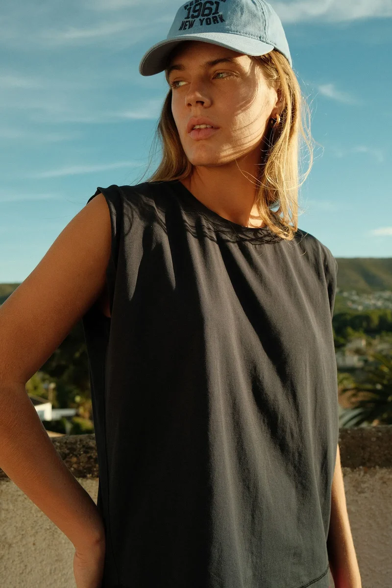 Camisole ample à col rond