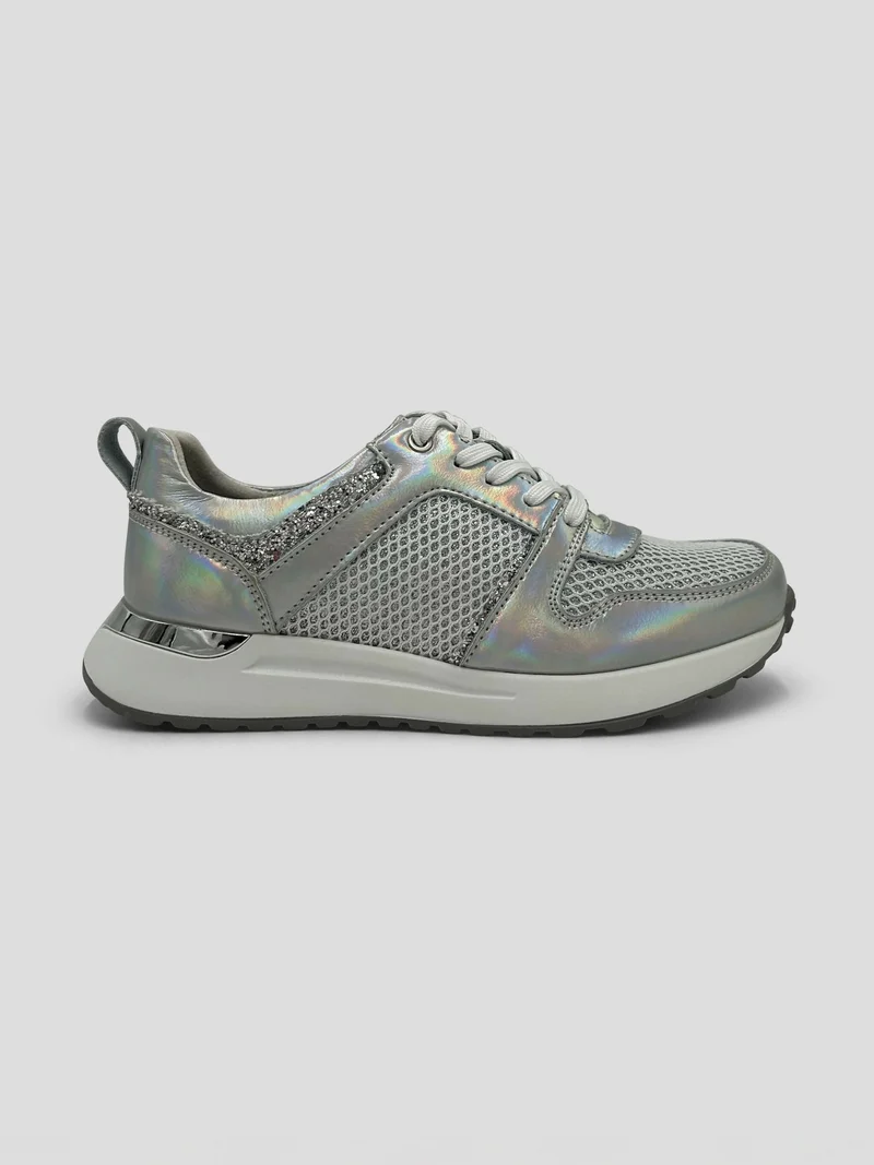 Julz Breeana Sneaker - Silver