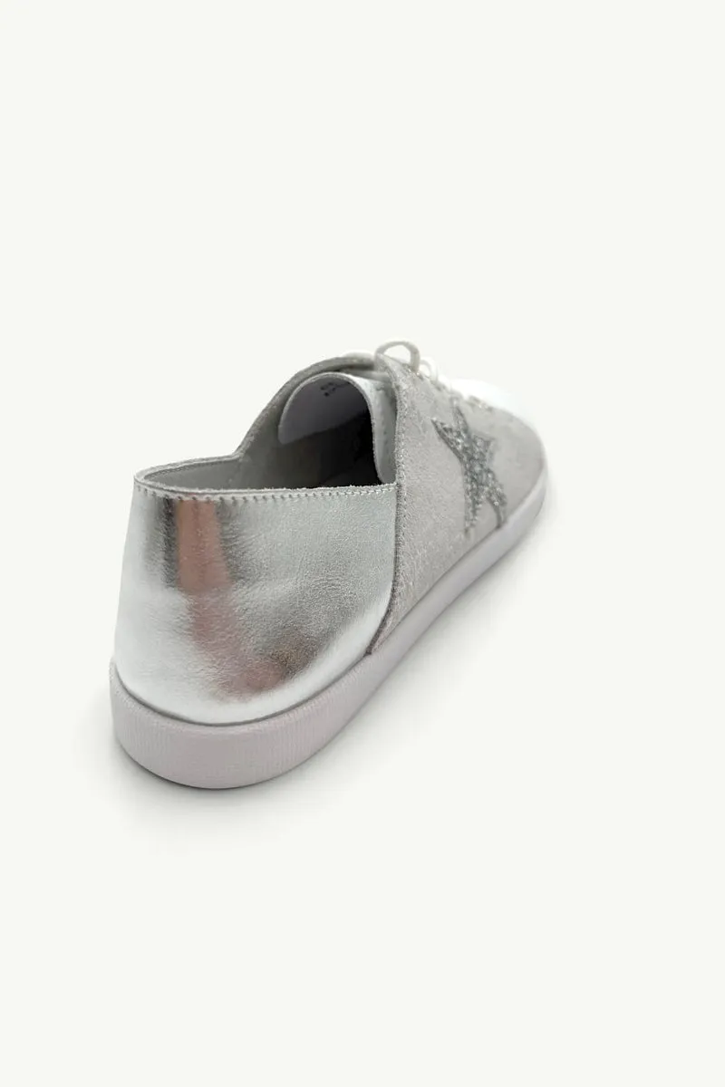 Julz Vicki Sneaker - White Toe / Metallic / Snake