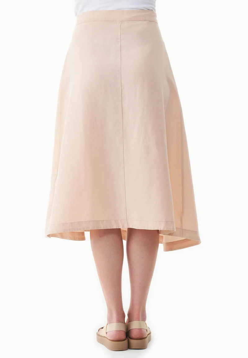 Rock aus TENCEL™ Lyocell und Leinen