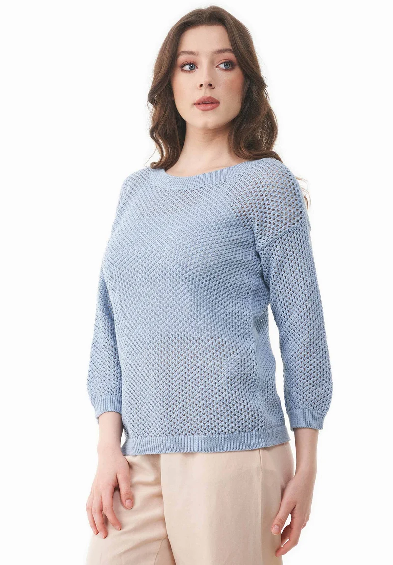 Strickpullover aus Bio-Baumwolle