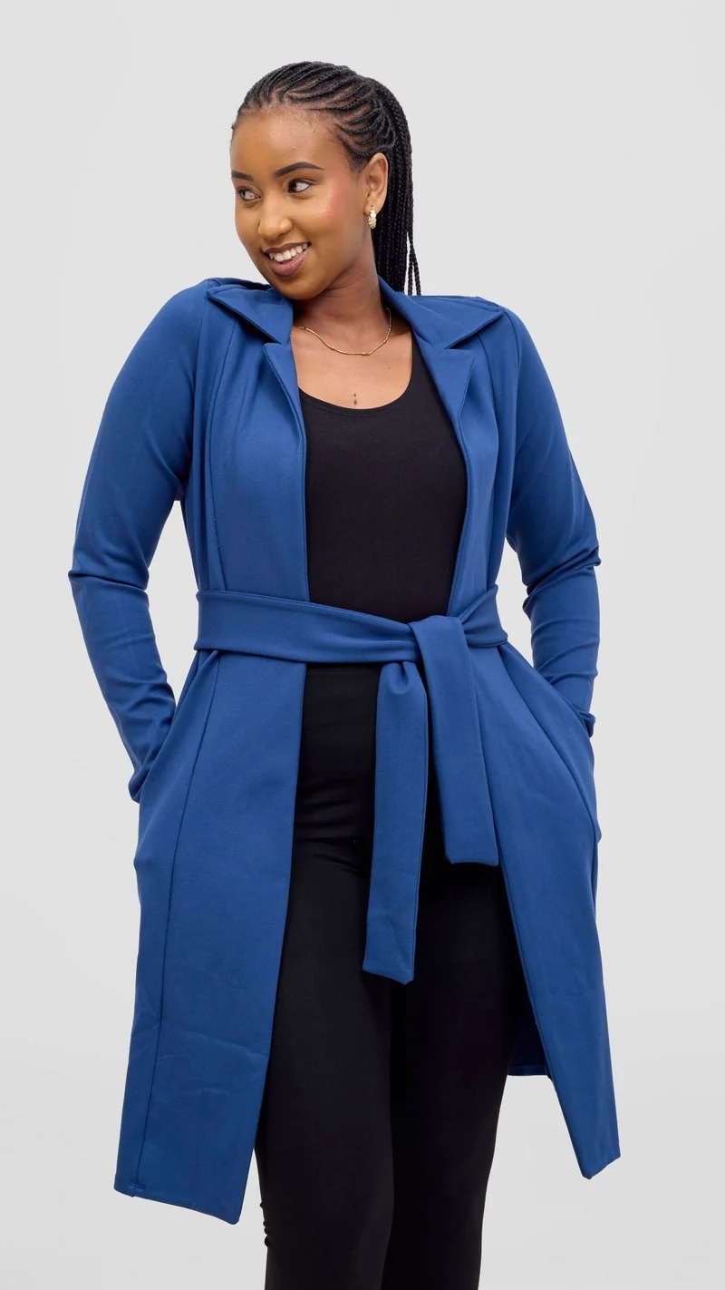 Vivo Basic Trench Coat - Dark Teal