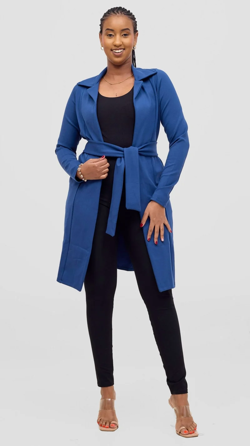 Vivo Basic Trench Coat - Dark Teal