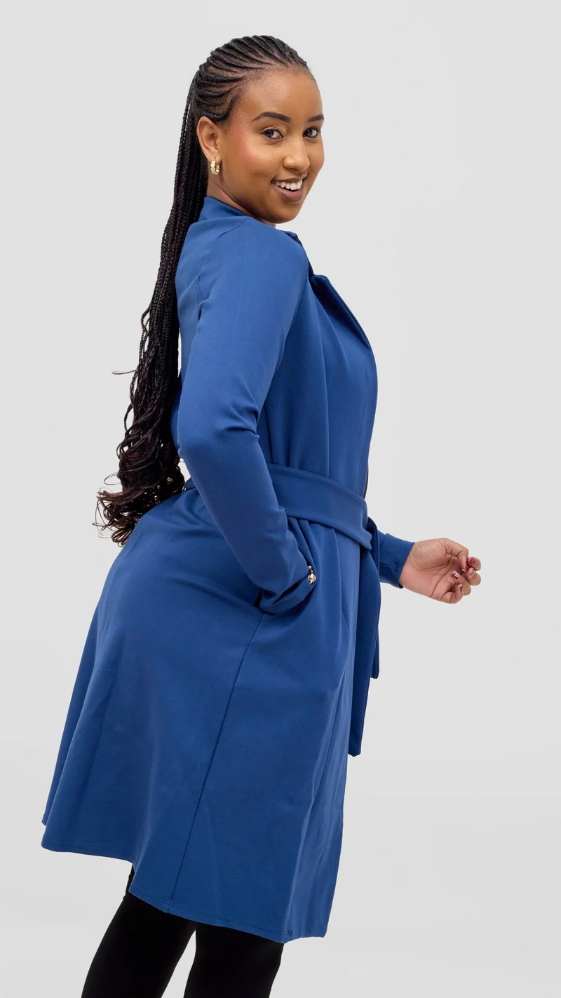 Vivo Basic Trench Coat - Dark Teal