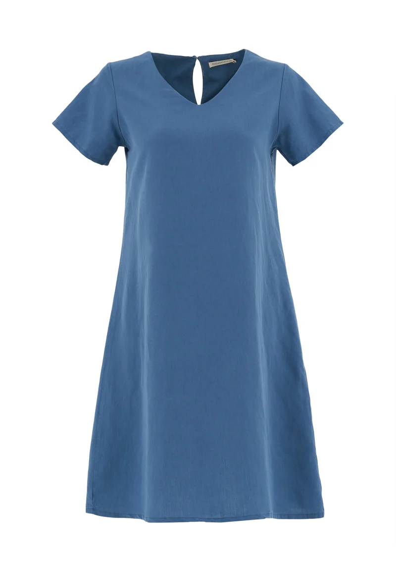 Kleid aus TENCEL™ Lyocell und Leinen