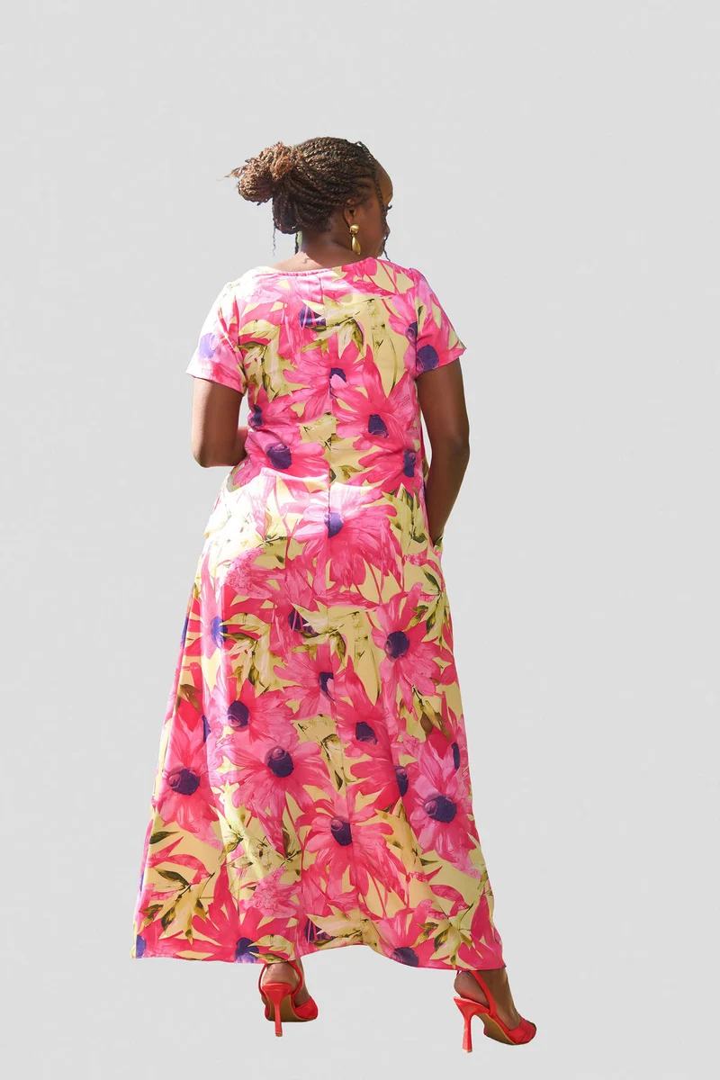 Kakiba Collections Rehema Maxi Dress - Floral