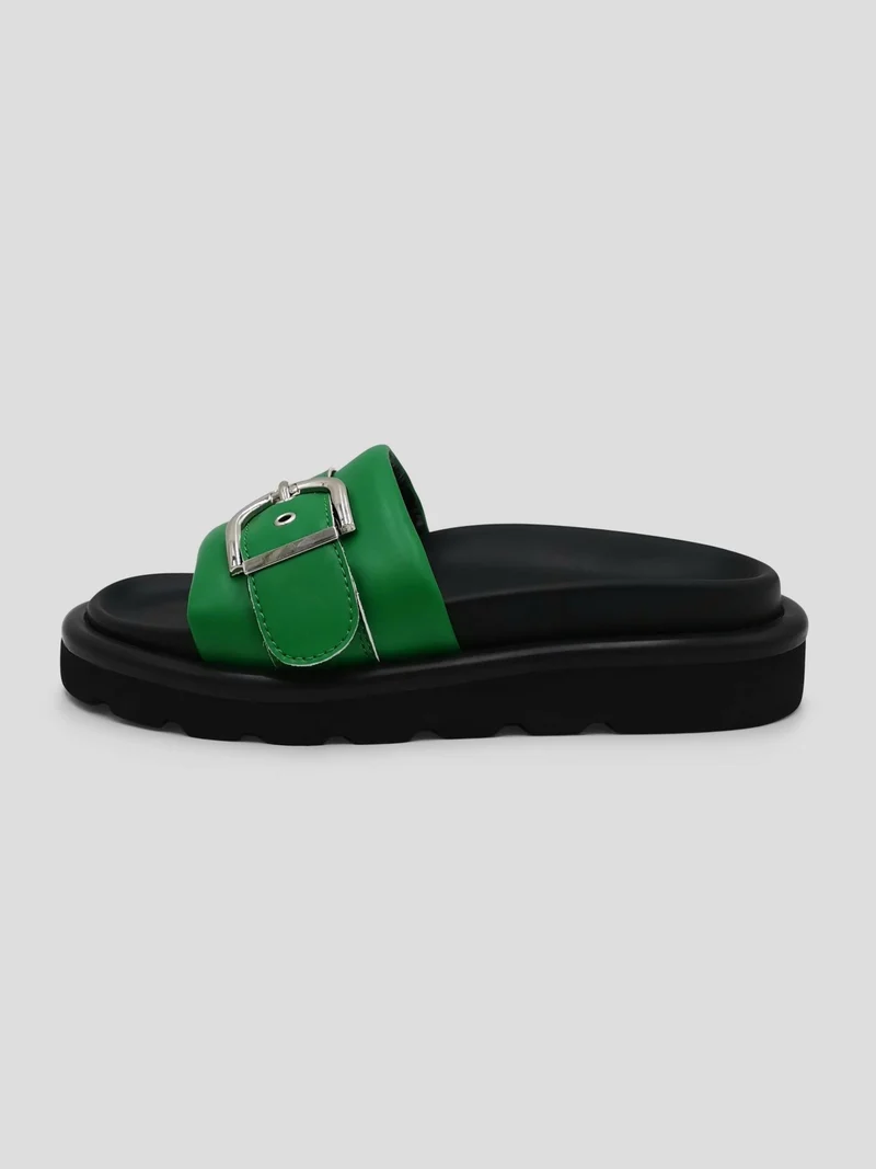 Julz Kyle Green Sandal - Green