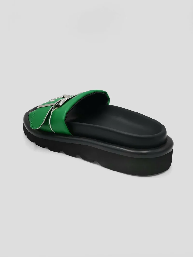 Julz Kyle Green Sandal - Green