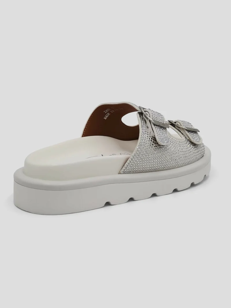 Julz Zane Diamante Sandal - White