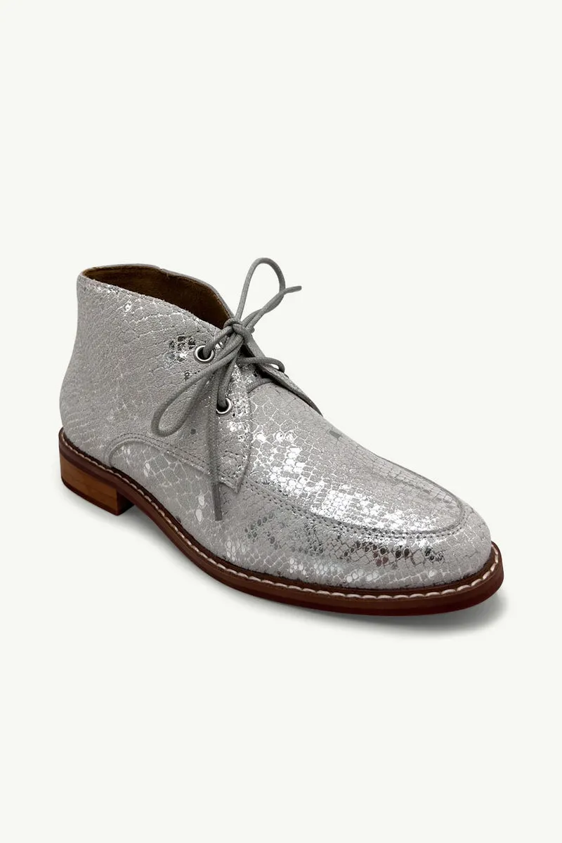 Julz Ava Brogue - Silver snake