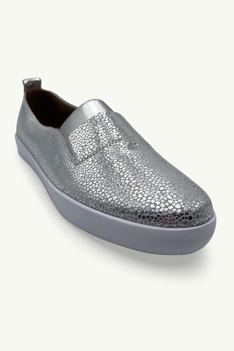 Julz Fran Sneaker - Silver Spec