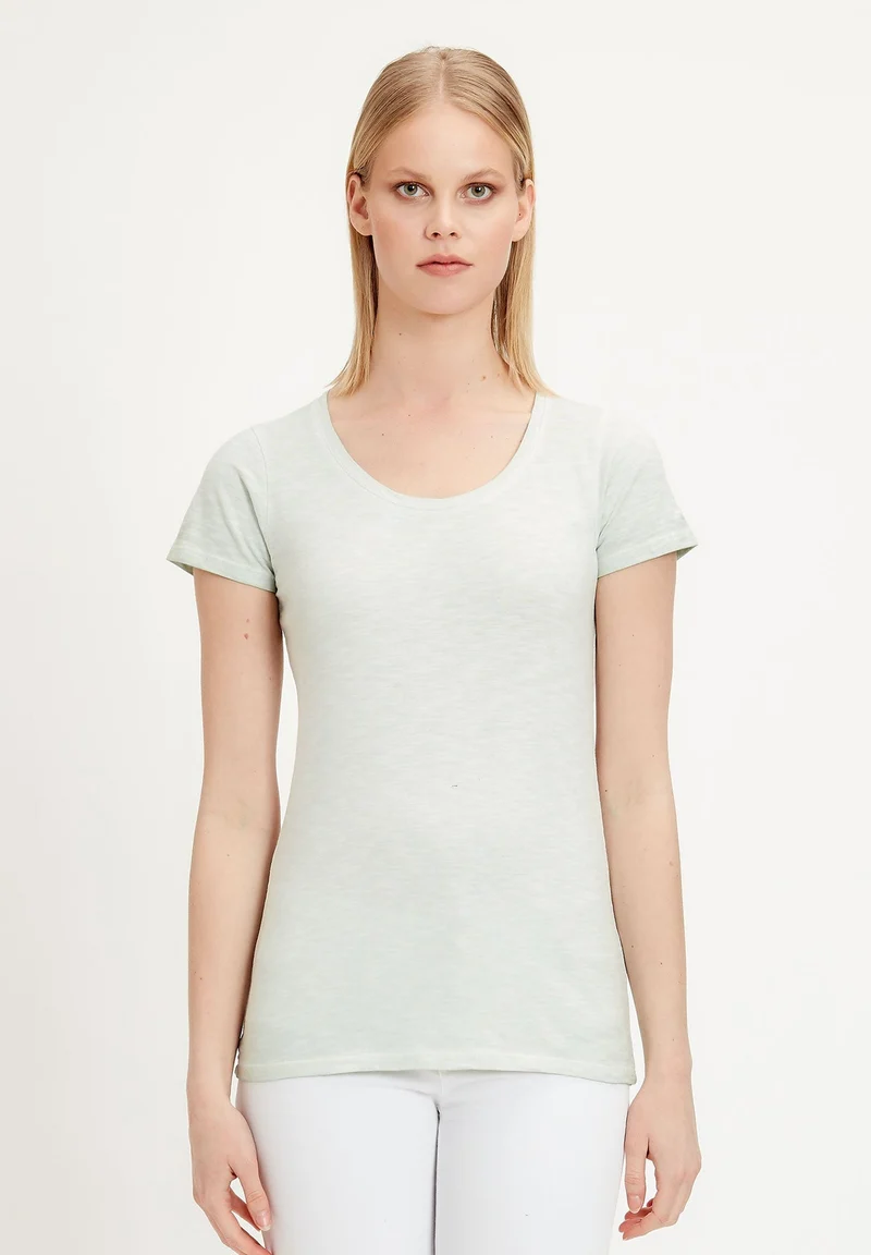 Garment Dyed T-Shirt aus Bio-Baumwolle