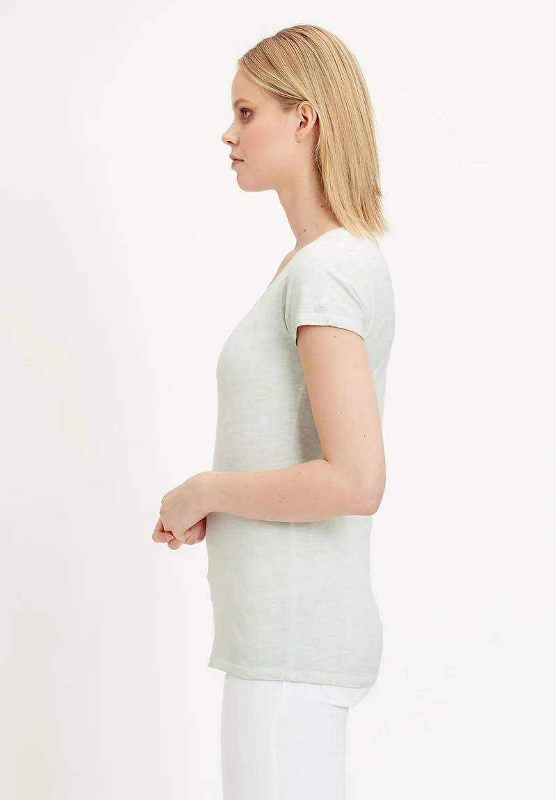 Garment Dyed T-Shirt aus Bio-Baumwolle