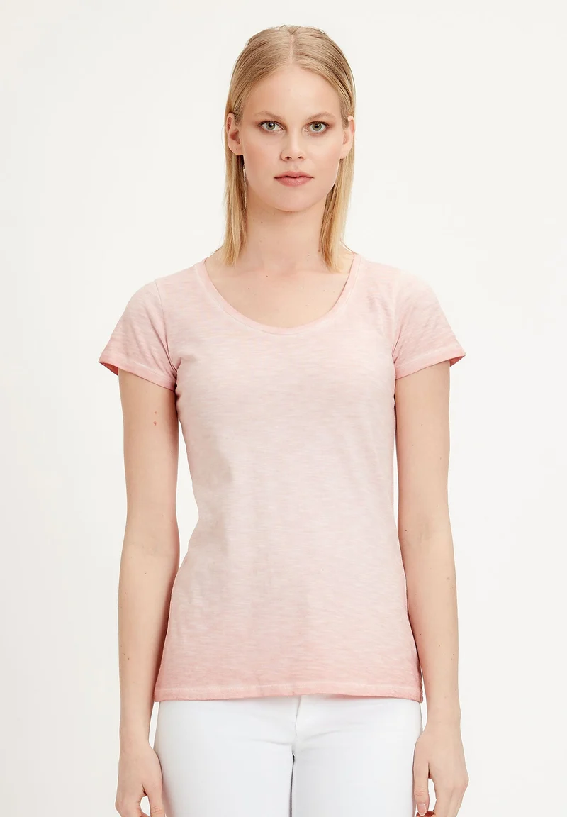 Garment Dyed T-Shirt aus Bio-Baumwolle