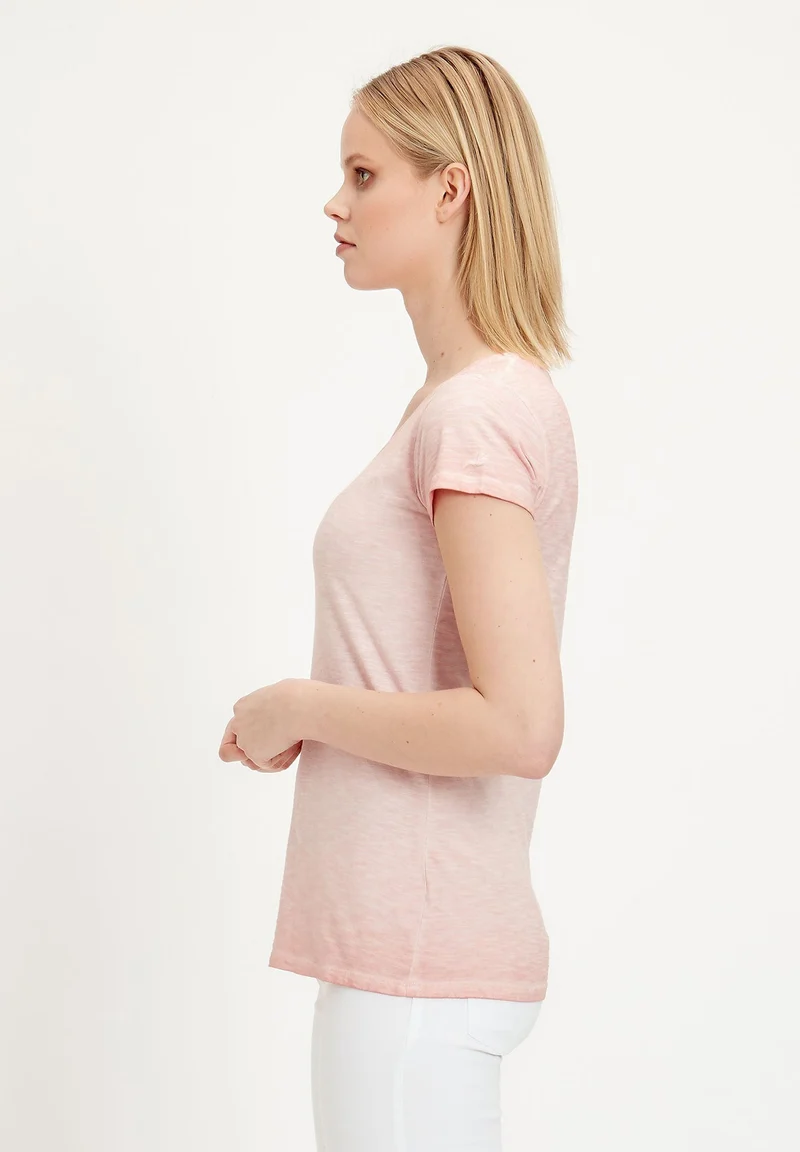 Garment Dyed T-Shirt aus Bio-Baumwolle