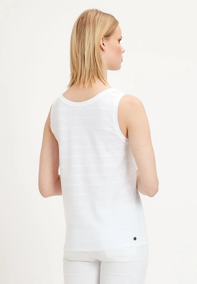 Tank-Top aus Bio-Baumwolle mit Brusttasche