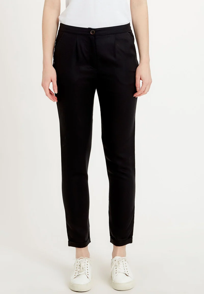 Hose aus TENCEL™ Lyocell mit seitlichen Eingriffstaschen