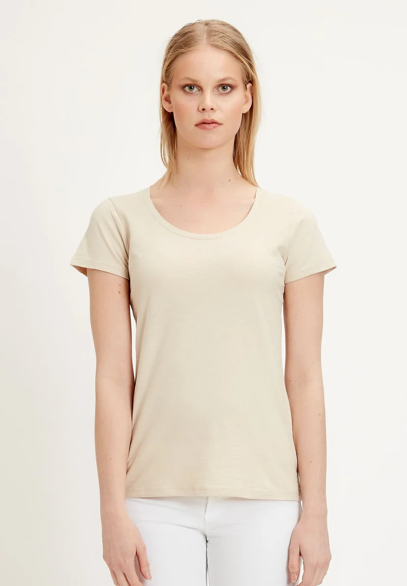 Basic T-Shirt aus Bio-Baumwolle