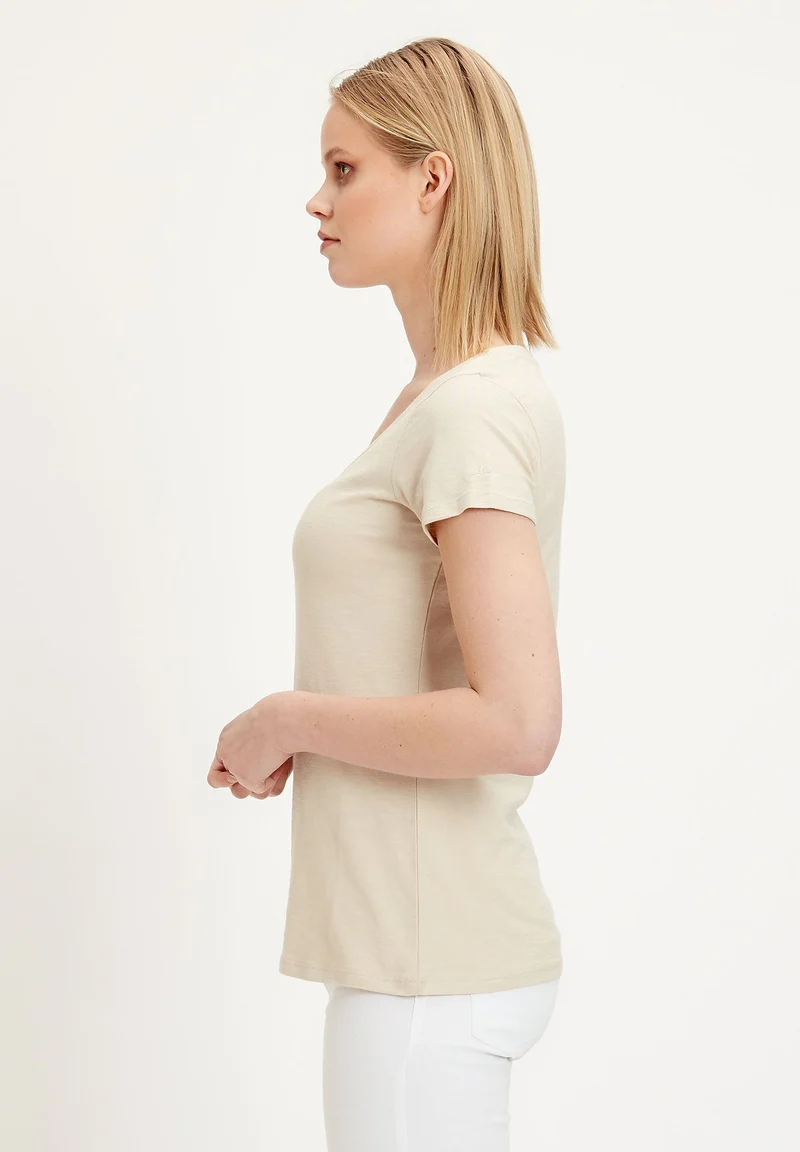 Basic T-Shirt aus Bio-Baumwolle