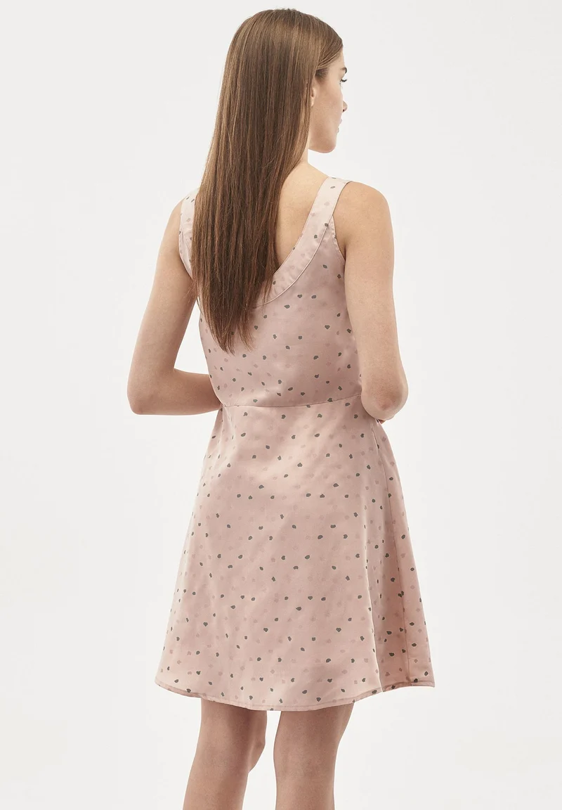 Kleid aus TENCEL™ Lyocell mit Allover-Print