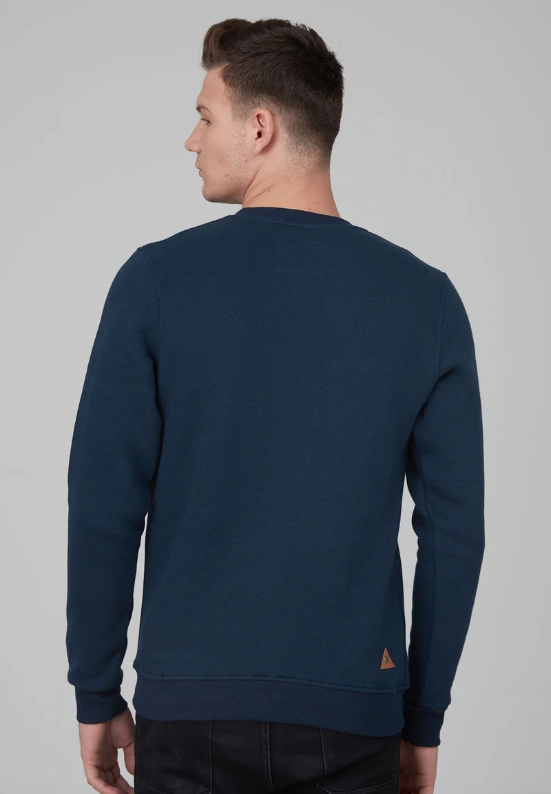 Langarm Basic Sweatshirt aus Bio-Baumwolle