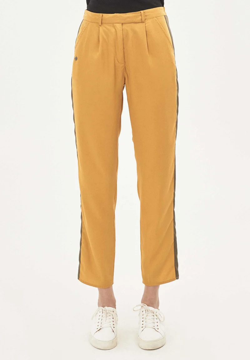 Hose aus TENCEL™ Lyocell mit seitlichen Tapestreifen